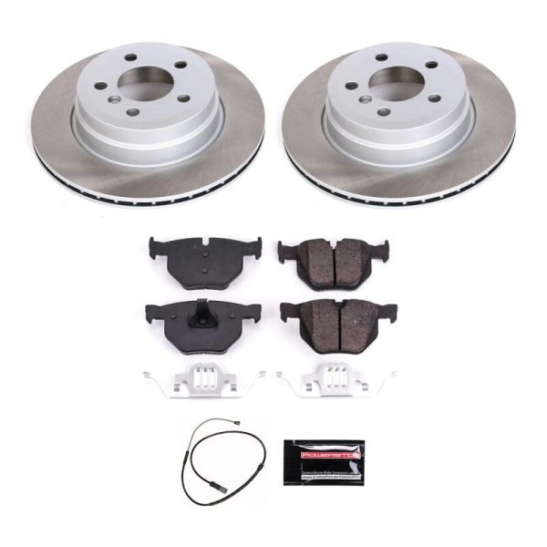 Power Stop 11-19 BMW X6 Rear Semi-Coated Rotor Kit on Sale