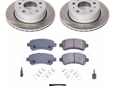 Power Stop 14-15 Ram ProMaster 3500 Rear Semi-Coated Rotor Kit For Cheap