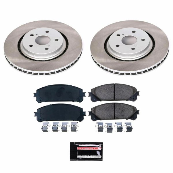 Power Stop 20-23 Toyota Camry Front Semi-Coated Rotor Kit Online Hot Sale