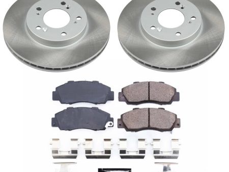 Power Stop 96-99 Isuzu Oasis Front Semi-Coated Rotor Kit on Sale