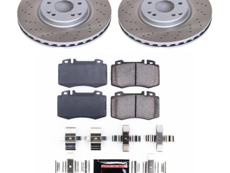 Power Stop 05-06 Mercedes-Benz SLK350 Front Semi-Coated Rotor Kit For Cheap