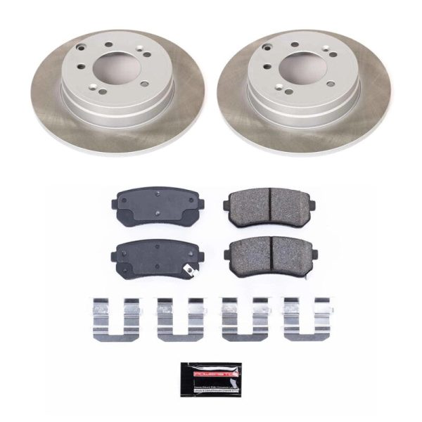 Power Stop 14-16 Kia Cadenza Rear Semi-Coated Rotor Kit Online Sale