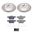 Power Stop 17-20 Lincoln MKZ Rear Semi-Coated Rotor Kit Supply