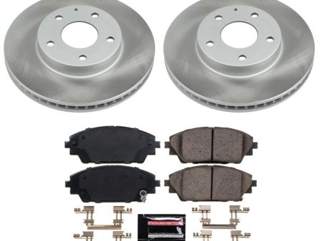 Power Stop 16-21 Mazda CX-3 Front Semi-Coated Rotor Kit Online now