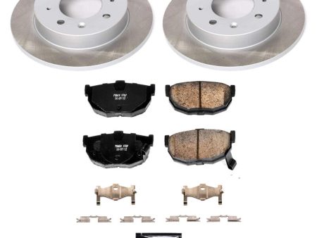 Power Stop 05-09 Kia Spectra5 Rear Semi-Coated Rotor Kit Supply