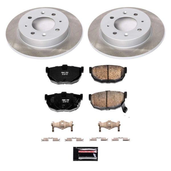 Power Stop 05-09 Kia Spectra5 Rear Semi-Coated Rotor Kit Supply