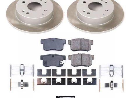 Power Stop 91-97 Honda Accord Rear Semi-Coated Rotor Kit Sale