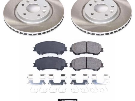 Power Stop 17-22 Nissan Rogue Sport Front Semi-Coated Rotor Kit Supply