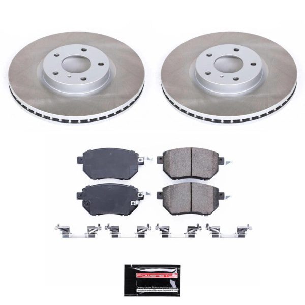 Power Stop 06-07 Nissan Murano Front Semi-Coated Rotor Kit Online now