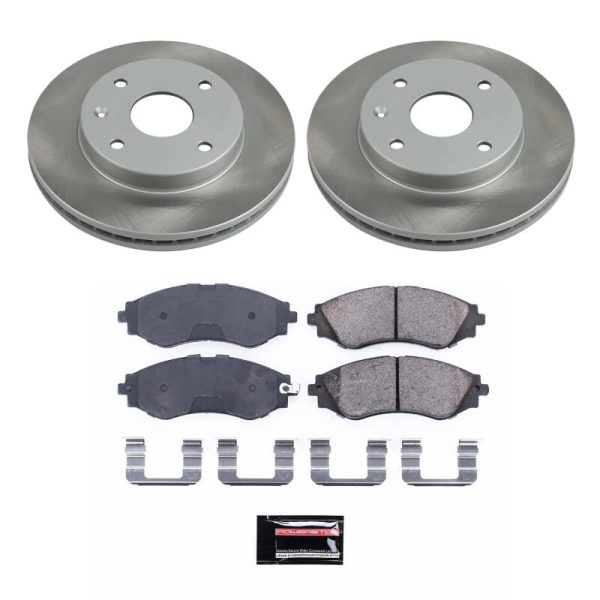 Power Stop 05-08 Suzuki Reno Front Semi-Coated Rotor Kit Supply