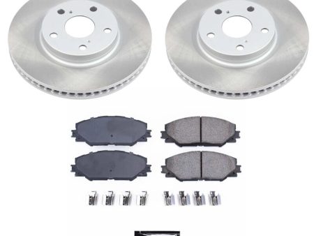 Power Stop 06-18 Toyota RAV4 Front Semi-Coated Rotor Kit Hot on Sale