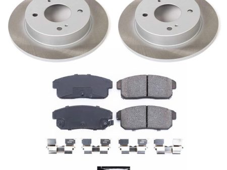 Power Stop 01-06 Nissan Sentra Rear Semi-Coated Rotor Kit Supply