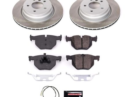 Power Stop 07-08 BMW 335xi Rear Semi-Coated Rotor Kit Fashion