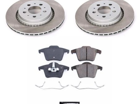 Power Stop 03-14 Volvo XC90 Rear Semi-Coated Rotor Kit Fashion