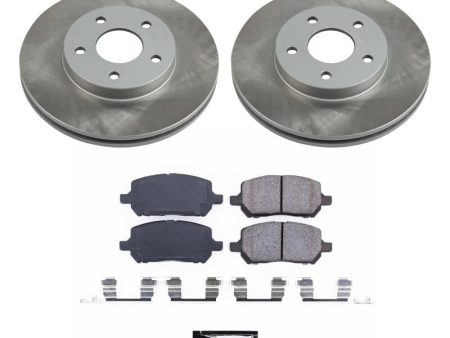 Power Stop 07-10 Pontiac G5 Front Semi-Coated Rotor Kit For Discount