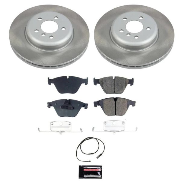 Power Stop 2011 BMW 535i xDrive Front Semi-Coated Rotor Kit Hot on Sale