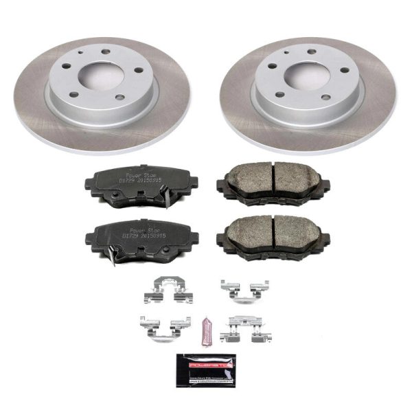 Power Stop 14-16 Mazda 3 Rear Semi-Coated Rotor Kit on Sale