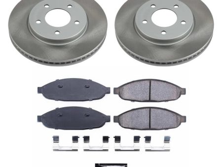 Power Stop 04-08 Chrysler Pacifica Front Semi-Coated Rotor Kit For Sale