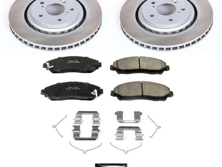 Power Stop 14-16 Acura MDX Front Semi-Coated Rotor Kit Hot on Sale