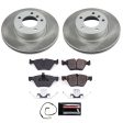 Power Stop 2006 BMW 325i Front Semi-Coated Rotor Kit For Discount