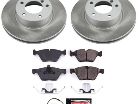 Power Stop 2006 BMW 325i Front Semi-Coated Rotor Kit For Discount