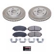 Power Stop 05-10 Honda Odyssey Front Semi-Coated Rotor Kit Sale