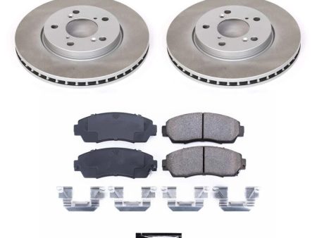 Power Stop 05-10 Honda Odyssey Front Semi-Coated Rotor Kit Sale