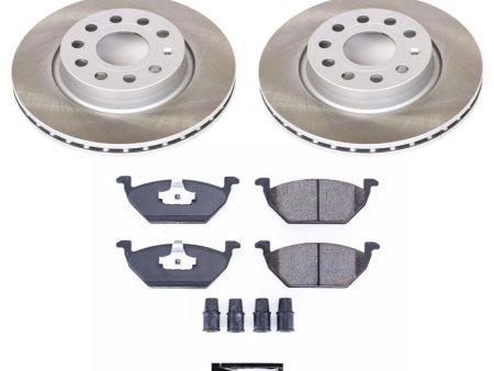 Power Stop 11-15 Volkswagen Jetta Front Semi-Coated Rotor Kit Hot on Sale