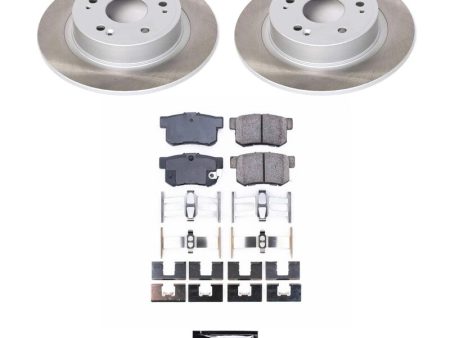 Power Stop 05-07 Honda Accord Rear Semi-Coated Rotor Kit Hot on Sale