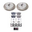 Power Stop 98-02 Honda Accord Rear Semi-Coated Rotor Kit on Sale