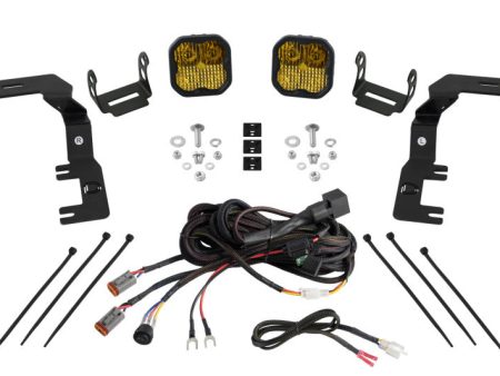 Diode Dynamics 2023+ Chevrolet Colorado SS3 Stage Series Ditch Light Kit Pro Yellow Combo Fashion