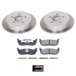 Power Stop 00-02 Lincoln Navigator Rear Semi-Coated Rotor Kit Hot on Sale