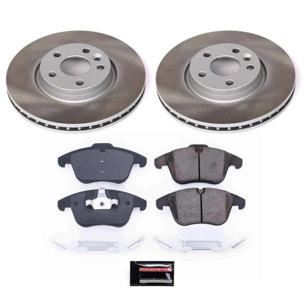 Power Stop 08-10 Volvo V70 Front Semi-Coated Rotor Kit Fashion