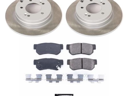 Power Stop 06-08 Hyundai Sonata Rear Semi-Coated Rotor Kit For Cheap