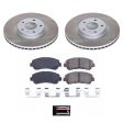 Power Stop 16-22 Nissan Maxima Front Semi-Coated Rotor Kit Fashion