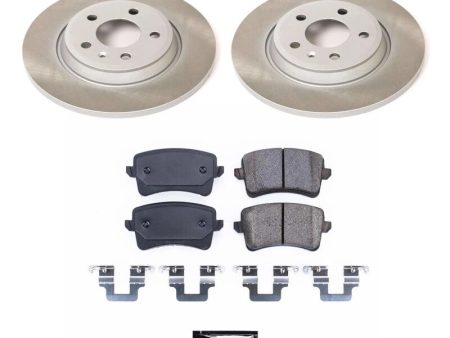 Power Stop 13-16 Audi allroad Rear Semi-Coated Rotor Kit Supply