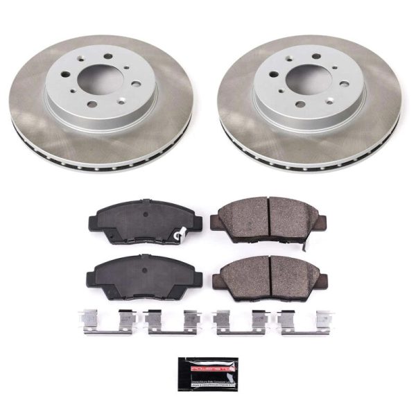 Power Stop 09-14 Honda Fit Front Semi-Coated Rotor Kit Online