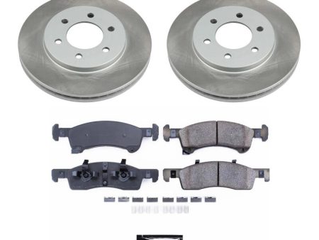 Power Stop 03-06 Lincoln Navigator Front Semi-Coated Rotor Kit Discount