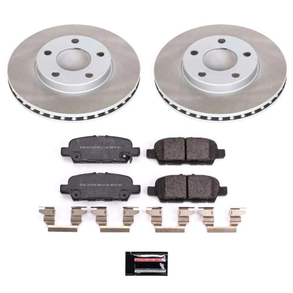 Power Stop 2023 Nissan Z Rear Semi-Coated Rotor Kit For Cheap