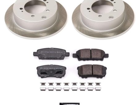 Power Stop 05-06 Mitsubishi Outlander Rear Semi-Coated Rotor Kit Fashion