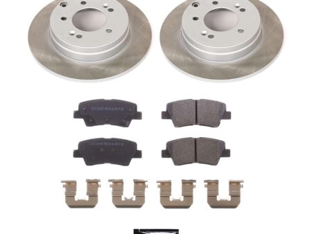 Power Stop 11-16 Kia Optima Rear Semi-Coated Rotor Kit on Sale