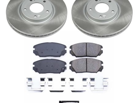 Power Stop 07-09 Kia Amanti Front Semi-Coated Rotor Kit Cheap