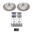 Power Stop 04-05 Honda Civic Rear Semi-Coated Rotor Kit For Cheap