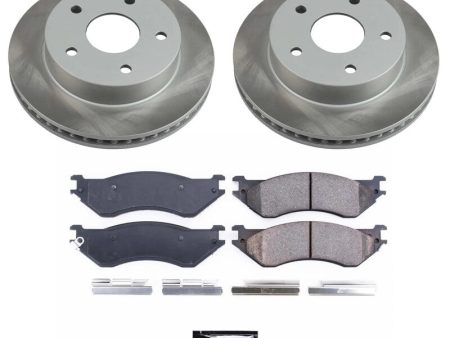 Power Stop 00-01 Dodge Ram 1500 Front Semi-Coated Rotor Kit Discount