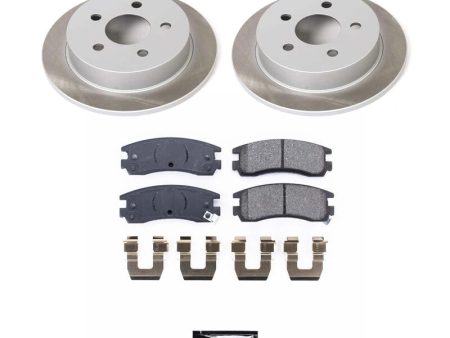 Power Stop 97-03 Pontiac Grand Prix Rear Semi-Coated Rotor Kit Fashion