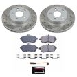 Power Stop 08-12 Mercedes-Benz C300 Front Semi-Coated Rotor Kit Fashion