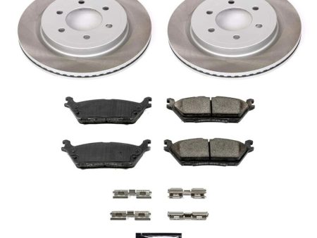 Power Stop 18-21 Lincoln Navigator Rear Semi-Coated Rotor Kit Cheap