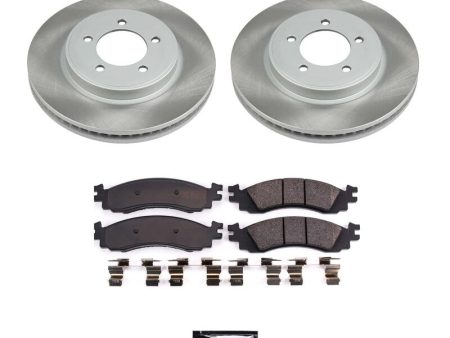 Power Stop 06-10 Mercury Mountaineer Front Semi-Coated Rotor Kit Fashion