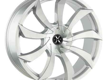 Xcess X01 - 22X9 5x115 120 ET 15MM 72.6CB BRUSHED FACE SILVER Online