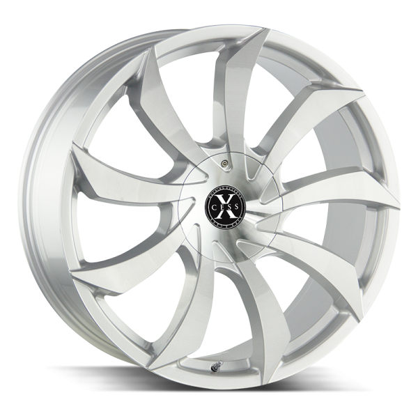 Xcess X01 - 22X9 5x115 120 ET 15MM 72.6CB BRUSHED FACE SILVER Online